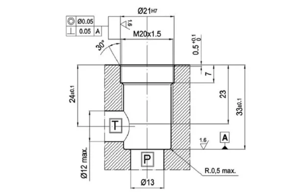 Eurofluid Podstawa stopy MR 3-5-GZCA NG-6 unt