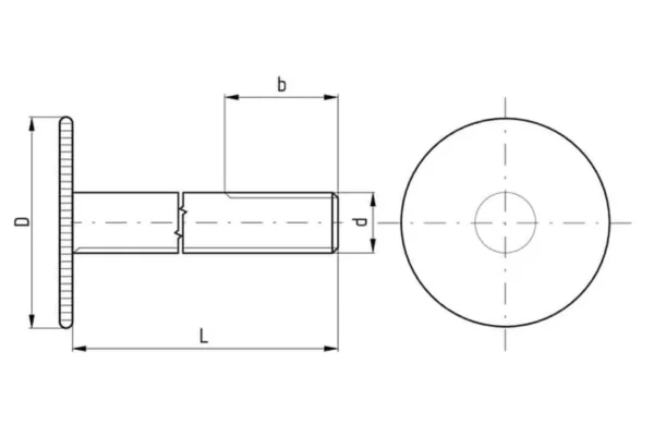 Monroc Wheel bolt M22x1 5 90