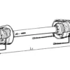 Walterscheid Połowa wału przegubowego szerokokątnego, wew. WW 2480 L=1580 mm Walterscheid