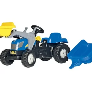 Traktor z napędem na pedały i ładowaczem New Holland T7040 wiek od 2.5 lat RollyKid Rolly Toys