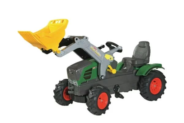 Traktor z napędem na pedały i ładowaczem Fendt 211 z kołami pneumatycznymi wiek od 3 lat RollyFarmtrac Rolly Toys
