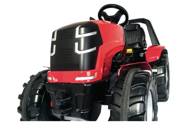 Rolly Toys Traktor z napędem na pedały i ładowaczem Premium z hamulcami, przekładnią wiek od 3 lat RollyX-Trac Rolly Toys
