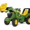 Traktor John Deere 7310R z ładowaczem czołowym i ogumieniem pneumatycznym