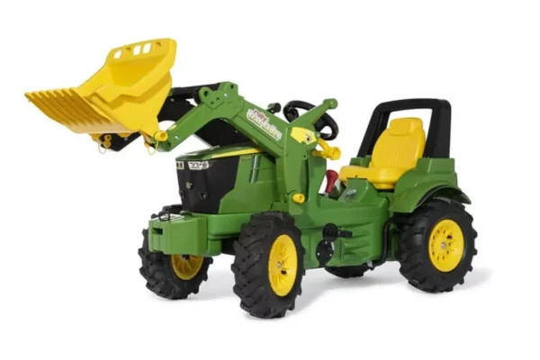 Traktor John Deere 7310R z ładowaczem czołowym i ogumieniem pneumatycznym