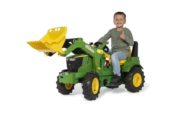 Rolly Toys Traktor John Deere 7310R z ładowaczem czołowym i ogumieniem pneumatycznym
