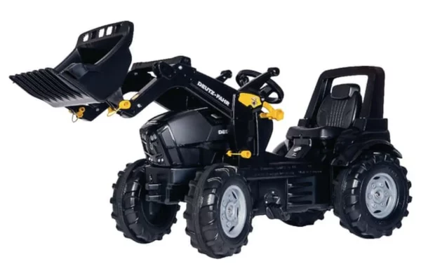 Traktor z napędem na pedały i ładowaczem Deutz-Fahr