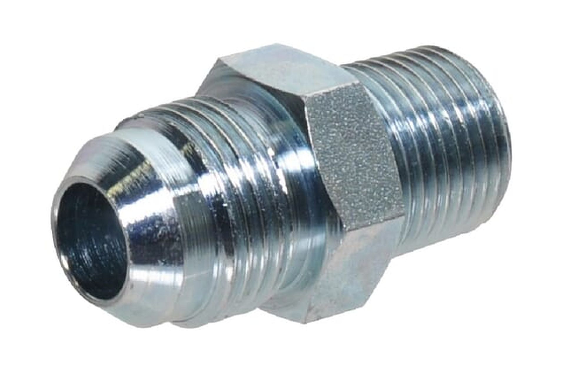 Raccord Hydraulique Coudé 90° Extra-long GATES 3/8 Mâle JIC X 3/8 Mâle - Référence 2501-LL-06-06