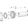 Walterscheid Osłona ochronna Walterscheid, 1Z FLEXO, L-1000 mm, seria W2480/W2580