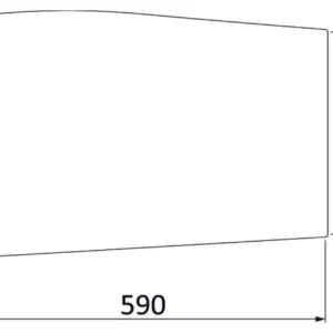 Szyba przednia dolna MF