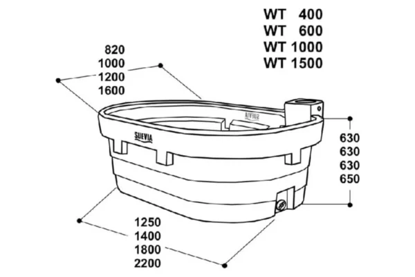 Suevia Poidło pastwiskowe model WT1500