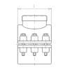VdL Opaska do nawiercania rurociągów PP 75mm x 1" GW