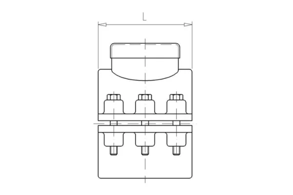 VdL Opaska do nawiercania rurociągów PP 75mm x 1" GW