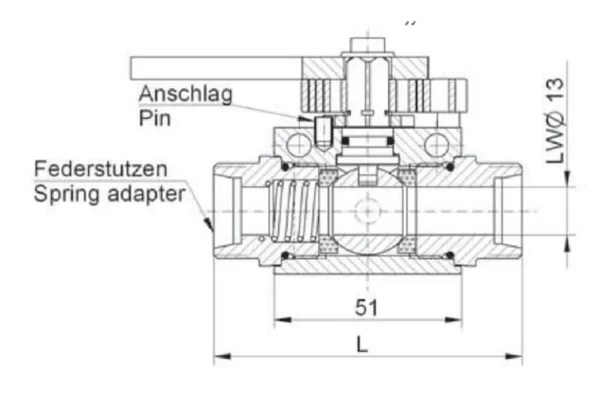 Pister Ogranicznik skoku 1/4 BSP A