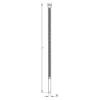 Thomas & Betts Opaska kablowa z noskiem stalowym Thomas & Betts, czarna 4,8 × 361 mm