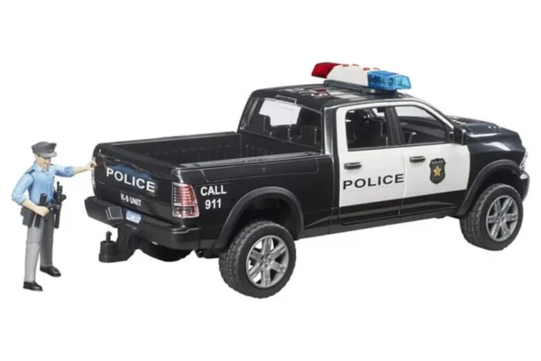 Bruder Dodge policyjny RAM 2500 z policjantem