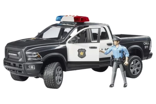 Bruder Dodge policyjny RAM 2500 z policjantem