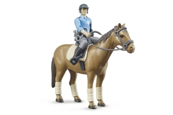 Bruder Figurka policjanta z koniem 