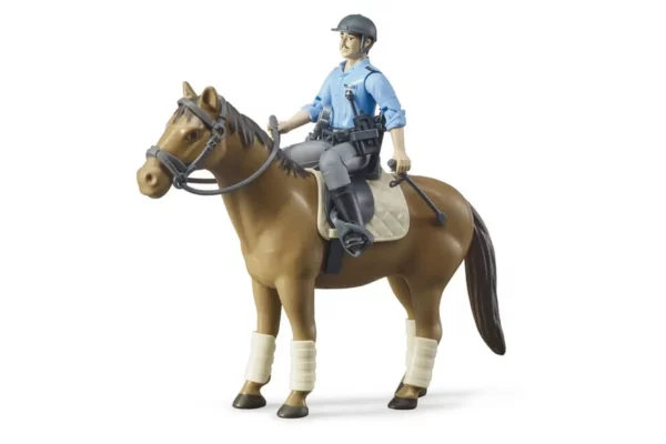 Bruder Figurka policjanta z koniem 