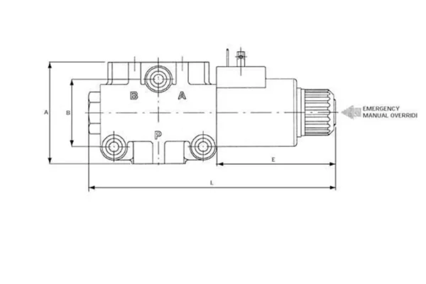FluidPress Valve 3/2 24VDC FP-D1-3-E-G3/8-3A-I-B-A