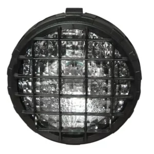 Okrągły z reflektorem roboczym z kratą