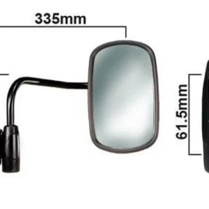 Lusterko na ramieniu teleskopowym