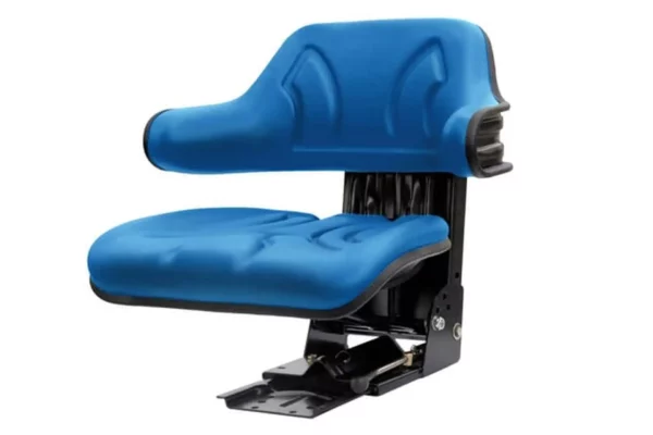 Fotel profilowany niebieski