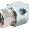 Złącze gwint zew./wew. 1/2" przyłącze manometru x 1/4" BSP