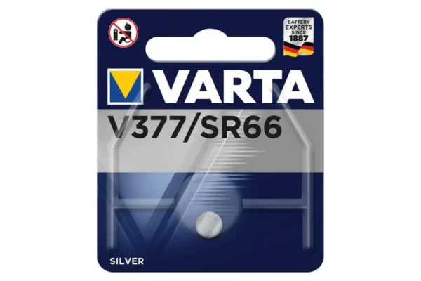 Bateria srebrowa pastylkowa V377/SR66 1.55V Varta