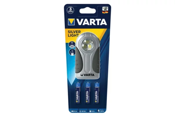 Latarka LED Silver Light 3AAA Varta