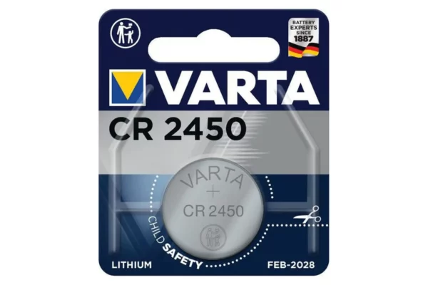 Bateria litowa guzikowa CR 2450 3V Varta