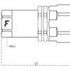 Faster Szybkozłącze skręcane 3/8" gniazdo gwint wew. 3/8" BSP typ VV Faster