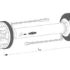 Walterscheid Wał przegubowy W2600 L=860 mm Walterscheid