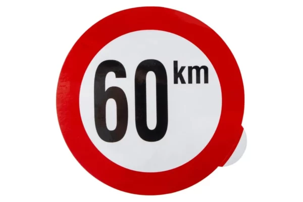 Naklejka "60 km"