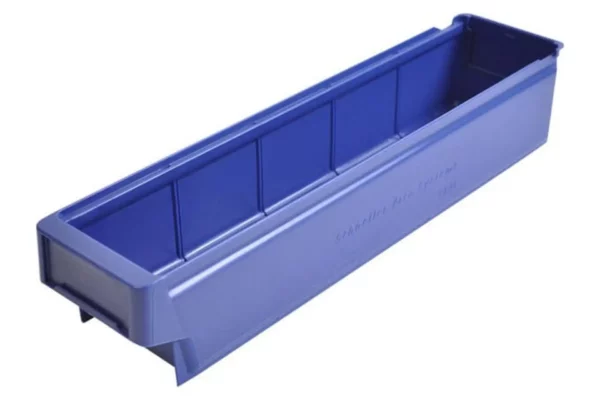 Pudełka do składowania pionowego niebieskie 500x115x100mm