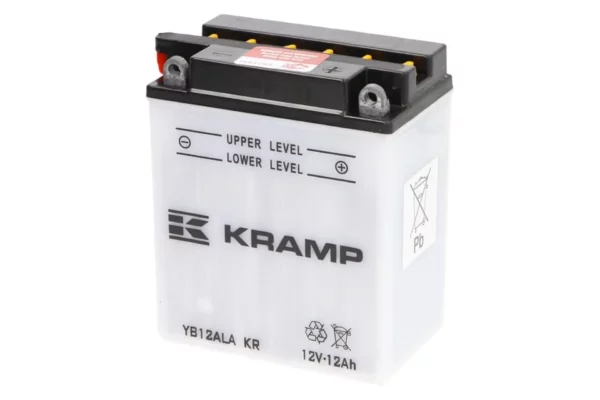 Akumulator 12V 12Ah 165A z elektrolitem Kramp