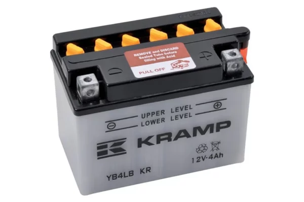 Akumulator 12V 4Ah 45A z elektrolitem Kramp