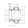 SKF Wkład łożyska 1-15/16" / 49.22x90x22 mm SKF