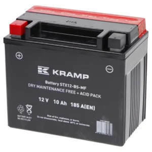 Akumulator 12V 10Ah 185A z elektrolitem Kramp