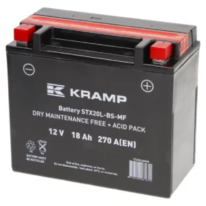 Akumulator 12V 18Ah 270A z elektrolitem Kramp