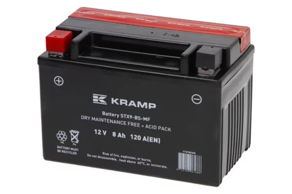Akumulator 12V 8Ah 120A z elektrolitem Kramp