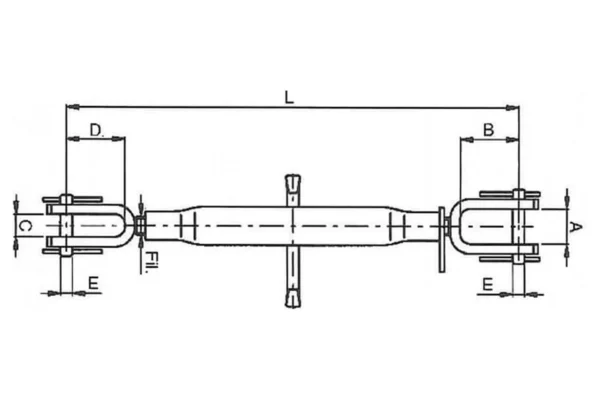 gopart Stabilizator mechaniczny, 500-650 mm