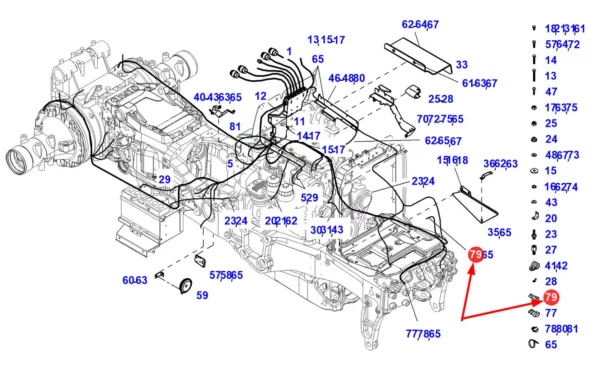 Oryginalna wtyczka elektryczna o numerze katalogowym 931901042720, stosowana w ciągnikach rolniczych marki Fendt schemat.