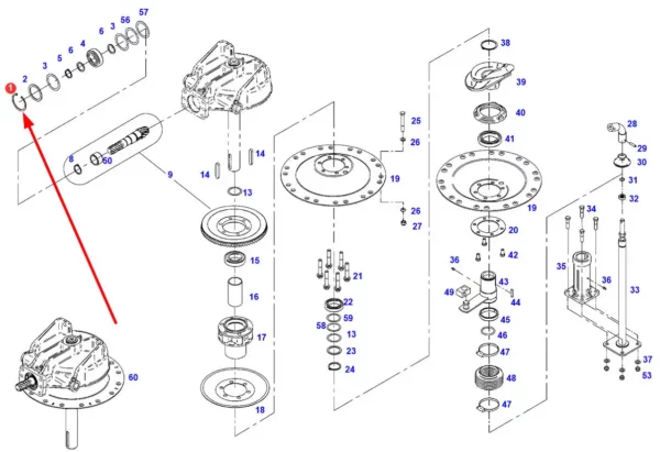 Oryginalny pierścień segera wewnętrzny o wymiarach 80 x 2,5 i numerze katalogowym FEL107386, stosowany w maszynach rolniczych marek Fendt, Fella, Massey Ferguson oraz Challenger.-schemat