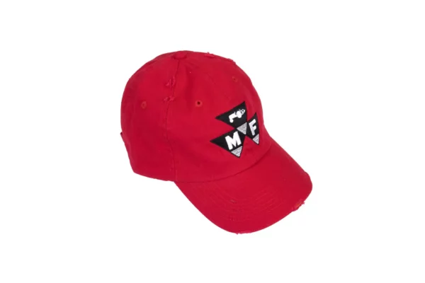 Oryginalna czapka z daszkiem czerwona firmy Massey Ferguson.