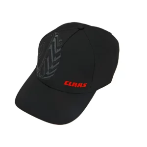 Oryginalna czapka czarna z czerwonym napisem Claas o numerze katalogowym 255817.0.