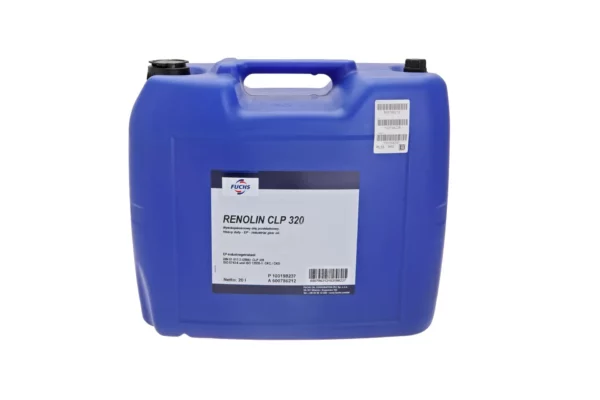 Olej przekładniowy Renolin clp 320 prz/kąt quadra o pojemności 20L o specyfikacja AGMA 9005/E02: EP