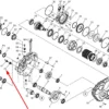 Oryginalna złączka hydrauliczna o wymiarach M20 x 1.5, M12 x 1.5 i numerze katalogowym 414102260, stosowana w ładowarkach marki Faresin schemat.