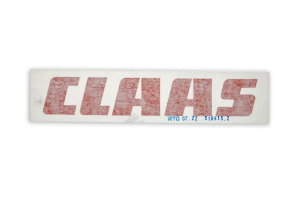 Oryginalna naklejka "Claas" o numerze katalogowym 516415.2
