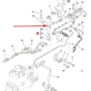 Wtryskiwacz paliwa o numerze katalogowym 2645A745, stosowany w ciągnikach rolniczych marki Massey Ferguson oraz w ciagnikach z silnikami Perkinsa oraz Caterpillar schemat.