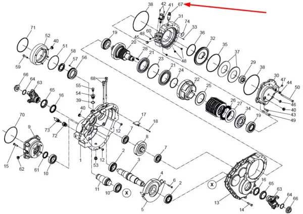 Oryginalny czujnik ciśnienia, o numerze katalogowym 618318051, stosowany w ładowarkach marki Faresin.-schemat